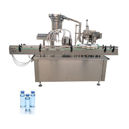 CE-certificeret flydende fyldstof 30 ml flaskepåfyldningsmaskine automatisk afdækningsmaskine