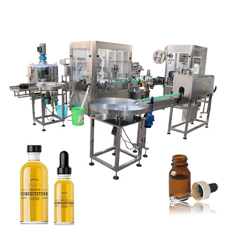 30ml æterisk olie e-liquid tinktur flaskepåfyldningsmaskine med blandetank