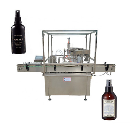 Dession automatisk vand juice juice olie flaske fylde og pakke maskine