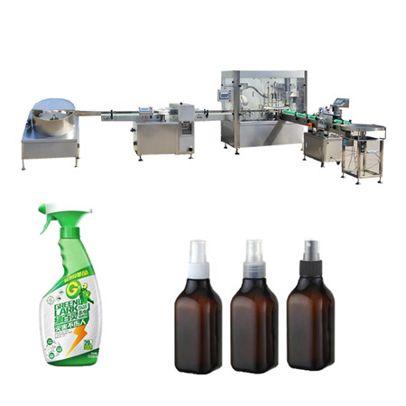 Automatisk 30 ml hamp cbd olieflaskefylder vape-påfyldnings- og etiketmaskine