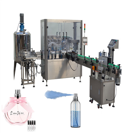 Automatisk flaskepåfyldningsmaskine Glasflaske med gummihætte glasrørflaske med aluminiumshættepåfyldningsmaskine