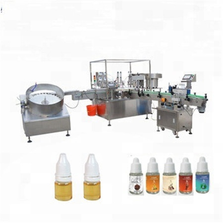 Producent Opvarmning Mini Vand Olie Vial Juice Mineral Blanding Påfyldningsmaskine Line