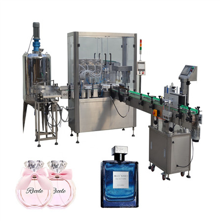 JB-YX2 PLC kontrolleret røgolie maskine, 4 oz påfyldningsmaskine, påfyldning af låg og mærkningsmaskine med produktionslinje