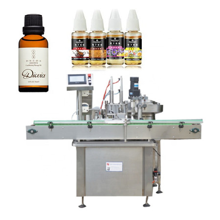 Dession automatisk vand juice juice olie flaske fylde og pakke maskine