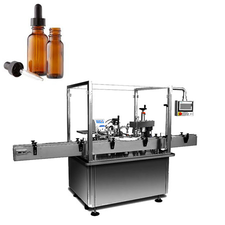 Høj nøjagtige fuldautomatisk olivenoliepåfyldningsmaskine / hætteglaspåfyldningsmaskine