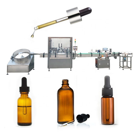 Automatisk øjendråbepåfyldningsmaskine produktionslinje 30ml e flydende flaske parfume øjendråbepåfyldningsmaskinefabrik