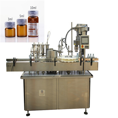JB-YX4 Automatisk 15 ml 30 ml 60 ml cbd olie e-væske flasker fylde afdækningsmaskine, vape ejuice flaske fyldning linje