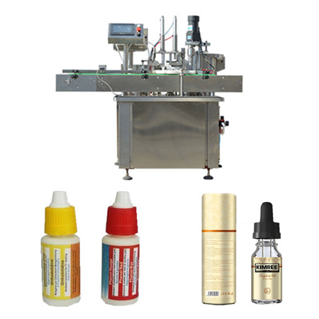 Kina mælkemedicinsk udstyr Shampoo Cbd-olie Ice Cream Glasflaskeudfyldningsmaskine