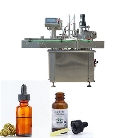 Høj nøjagtighed Automatisk hætteglasflaske Essentiel olievæske Påfyldning Capping Machine med fabrikspris