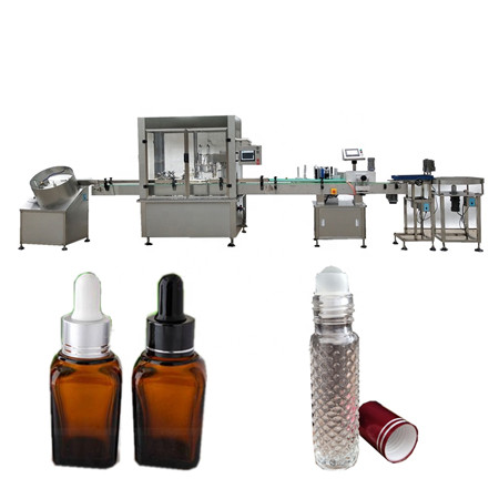 Semi automatisk mini lille skala juice og flydende flaske påfyldningsmaskine