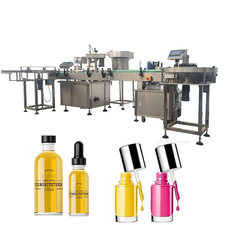 Høj hastighed fuldautomatisk æterisk olie lille parfume kosmetisk flaske fyldemaskine shanghai fabrik