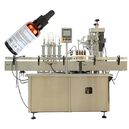 Plastisk e-væske 60 ml E Juice Flavor Filling Machine 10 ml vape juice påfyldningsmaskine med Siemens PLC