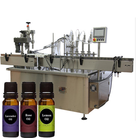 Fuldautomatisk parfymefylde med glasparfume 10 ml 15 ml 20 ml 30 ml sprayflaskepåfyldningsmaskine