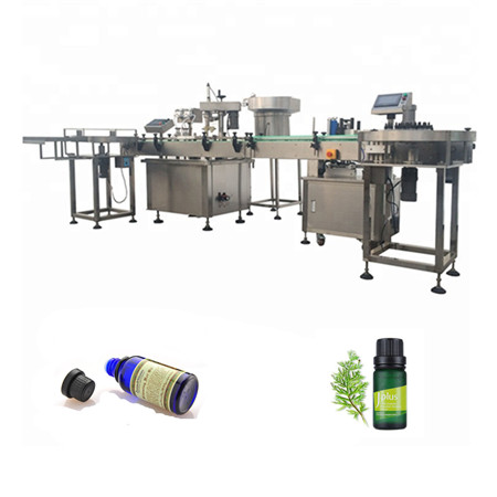 Automatisk Cbd-flaskeoliepåfyldningsmaskine Capping and Labelling Machine