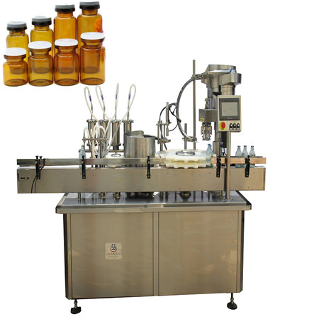 Automatisk honningpåfyldningsmaskine med høj densitet til små krukker med lågdele