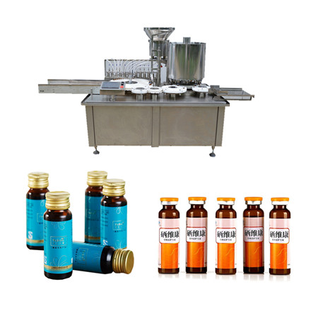 Automatisk roterende PET-flaskeoliepåfyldningsmaskine til oliven solsikke spiselig olie og madlavningsolieflaskeindpakningslinie