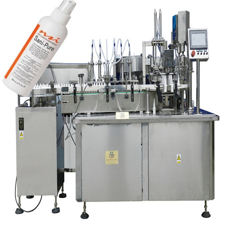 Sodasukker Saltpulver Glas / Plastflaske / Hætteglas / Aluminiumsdåse / Emballage Vejefyldningsmaskine Produktionslinje