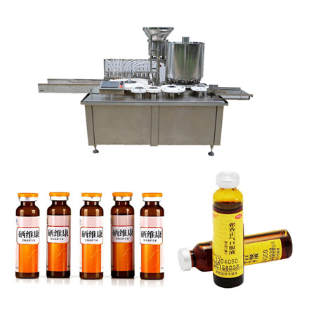 Automatisk damp e-Liquid Oil Filling Plugging Capping Labelling Machine til 10 ml 15 ml 20 ml 50 ml ravflaske