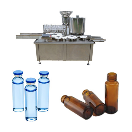 Automatisk flydende glasflaske fyldning og afdækning maskine hætteglas fyldstof og capper Bedste service efter salg