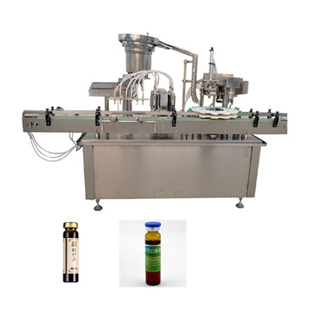 100 ml 500 ml automatisk flaske hamp olie fyldemaskine, olivenolie fylde og afdækning maskine