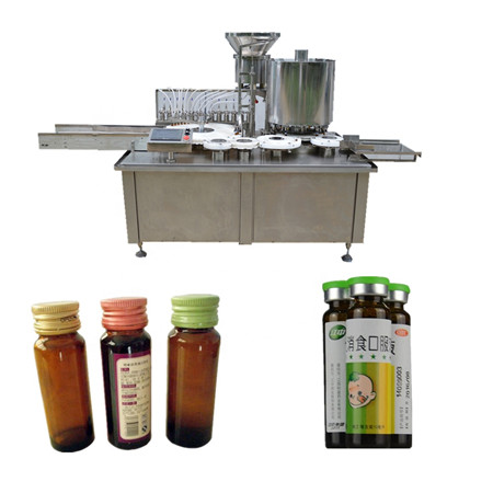 10-100 ml højviskositetspastafyldstof / Enkelthoveder Horisontal pneumatisk creme pasta lotion påfyldningsmaskine